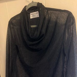 Donna Karan sheer top